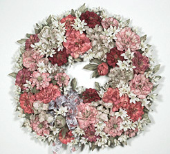 Summer, spring, and fall wreaths from the Beckwith Christmas Tree Farm, the Christmas Tree Station, Hannibal, NY