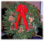 Fraser Fir Christmas Wreath from awarding winning Beckwith Christmas Tree Farm-the Christmas Tree Station-Hannibal, NY
