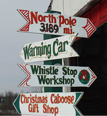 Family outings begin at the Beckwith Christmas Tree Farm-the Christmas Tree Station in Hannibal, New York 