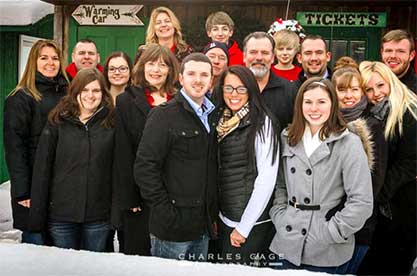 Plan your visit now to the Christmas Tree Station and see the Christmas Caboose, Hannibal, New York-Beckwith Christmas tree farm.