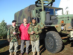 The Beckwith family is proud to participate in the Trees For Troops program, providing free real Christmas trees for U.S. armed forces and their families.  